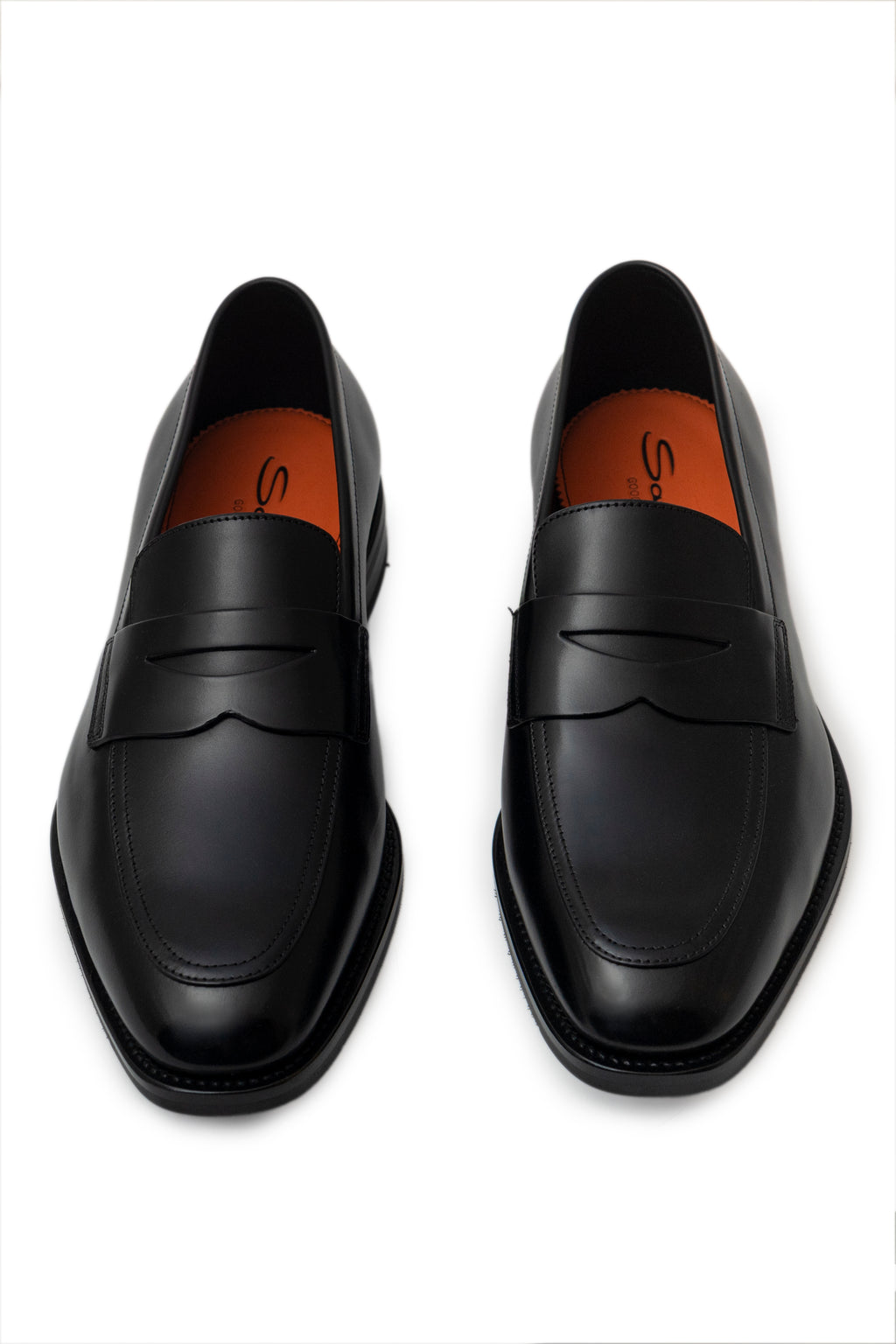 SANTONI suede moccasin