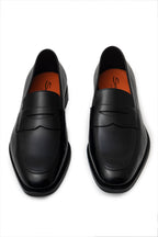 SANTONI suede moccasin