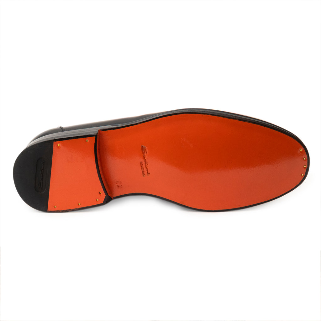 SANTONI suede moccasin