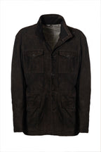 Suede field jacket by Mandelli