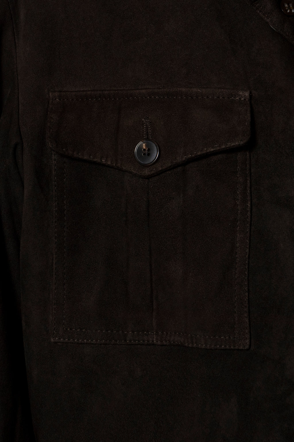 Suede field jacket by Mandelli