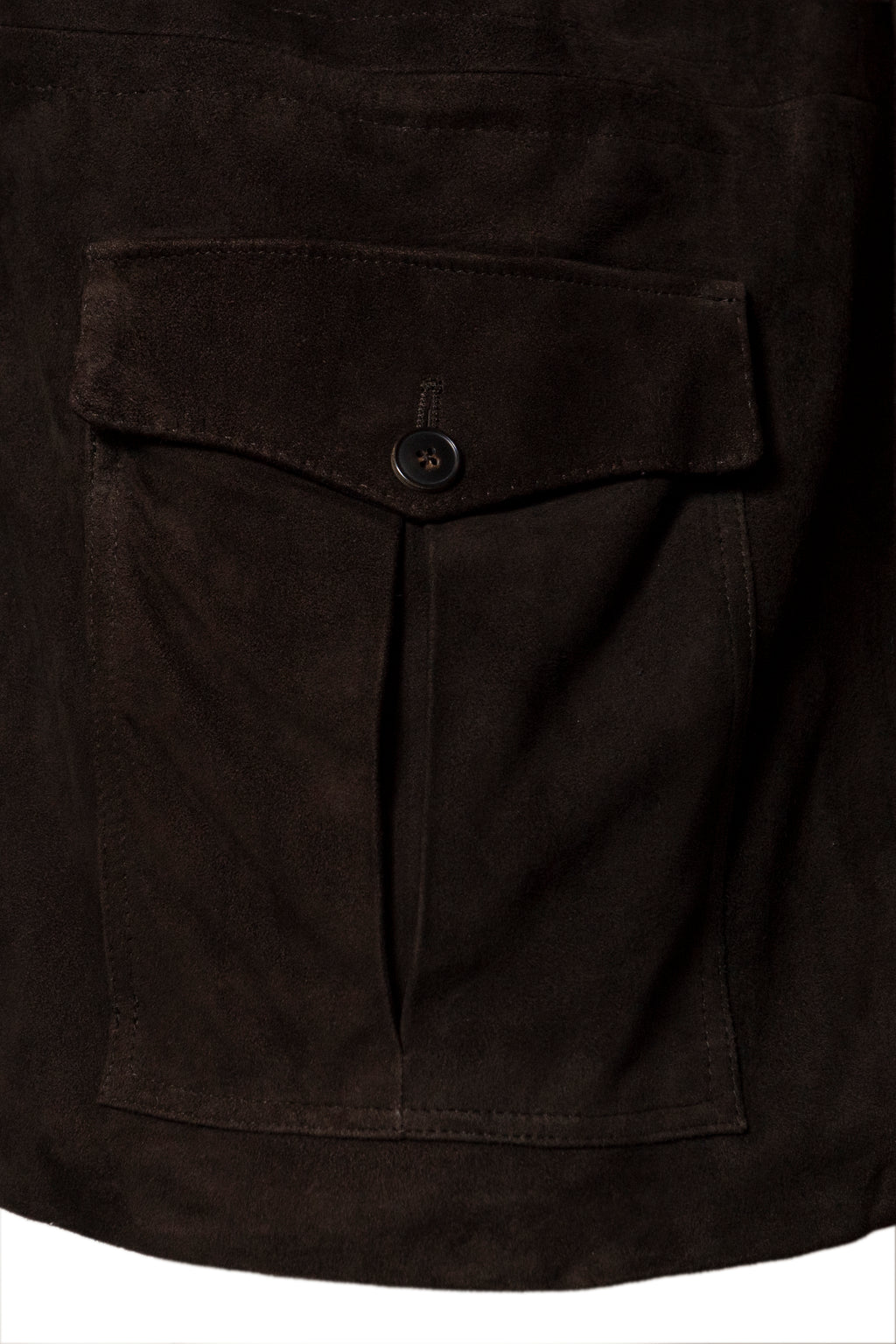 Suede field jacket by Mandelli