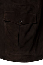 Suede field jacket by Mandelli