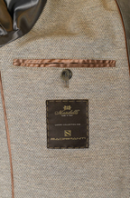 Field jacket in suede by Mandelli