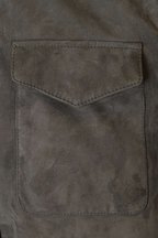 Field jacket in suede by Mandelli