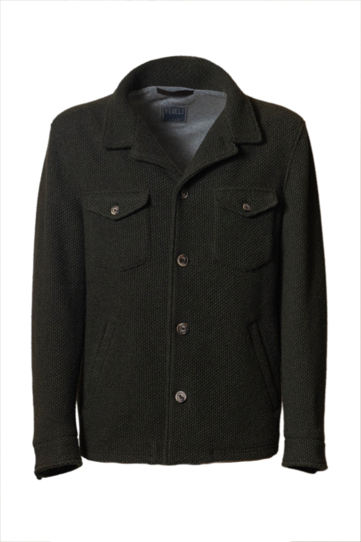 Overshirt cash/lana by Fedeli