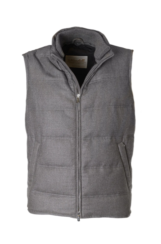 Wool and cashmere vest by Mandelli