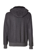 Cashmere jacket with hood by Mandelli