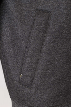 Cashmere jacket with hood by Mandelli