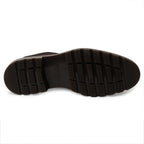 Suede lace-up ankle boot by Santoni