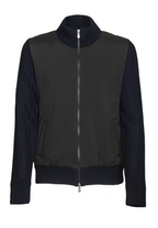 Nylon and knit jacket by Sagripanti