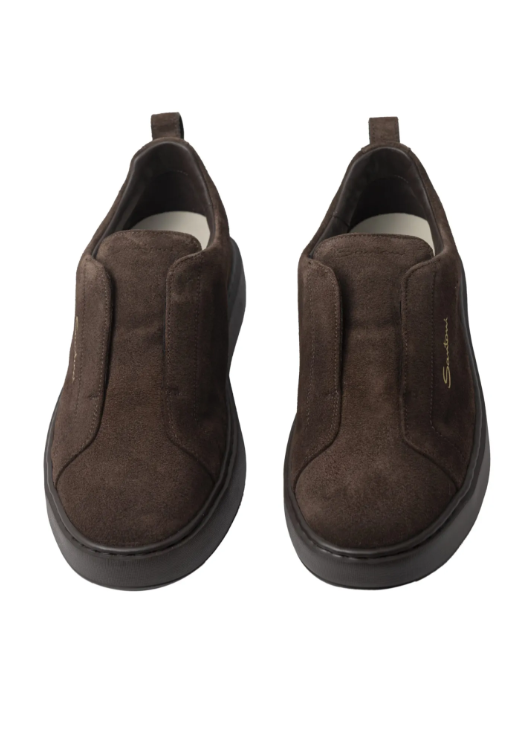 Suede slip-on sneakers by SANTONI