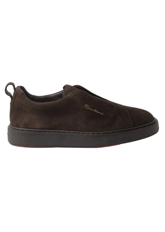 Suede slip-on sneakers by SANTONI