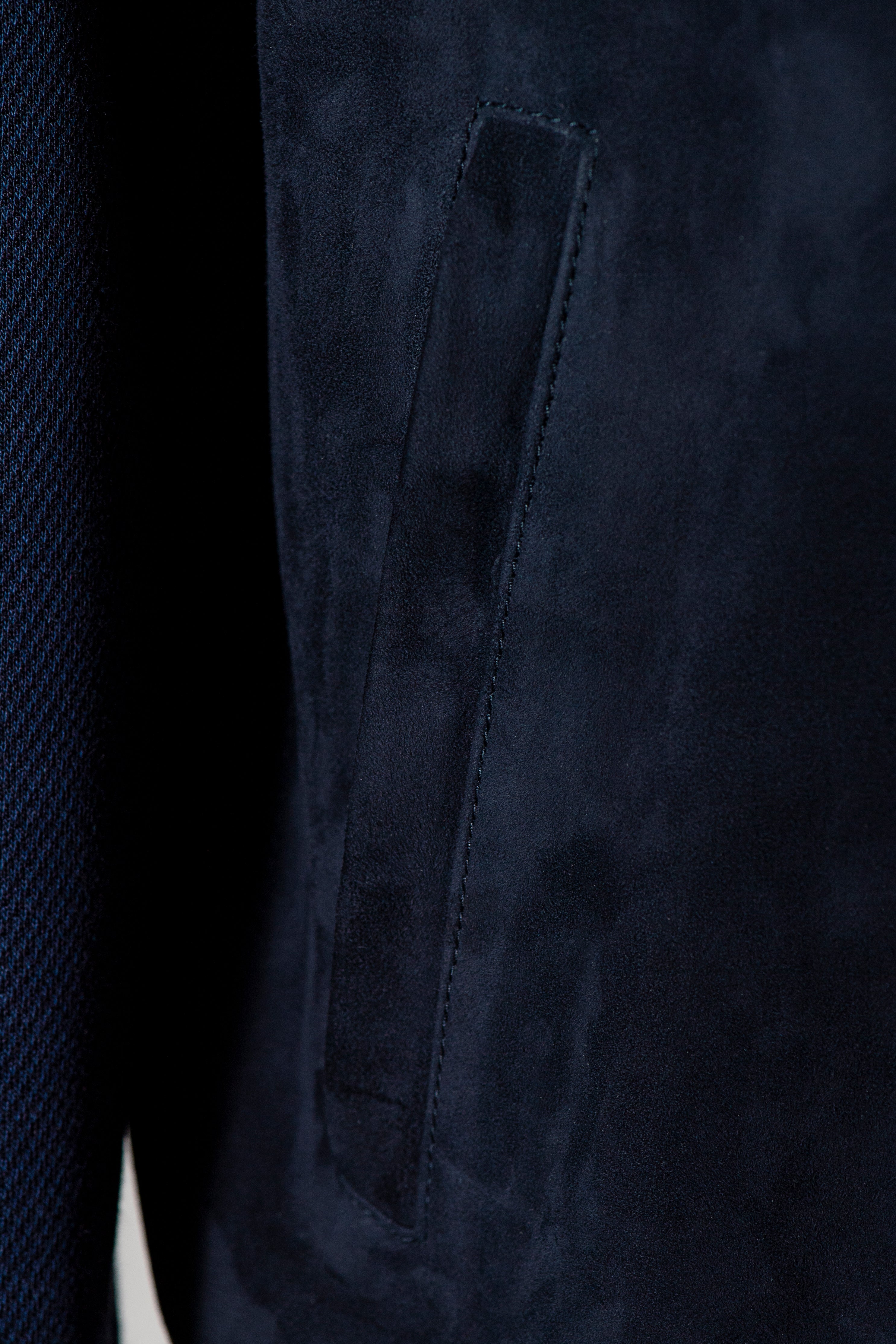 Giubbino suede e maglia by Mandelli